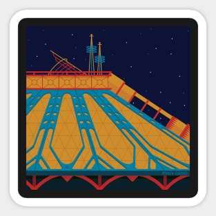 Space Mountain DLP Sticker